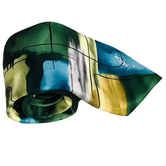 Jerry Garcia 100% Silk Abstract Necktie - Picture 2 of 5